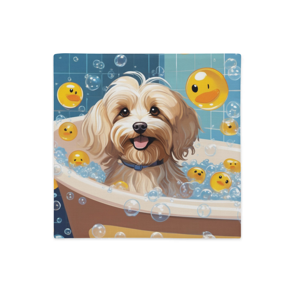 PugMug Custom Tan Havanese Dog Premium Pillow Case