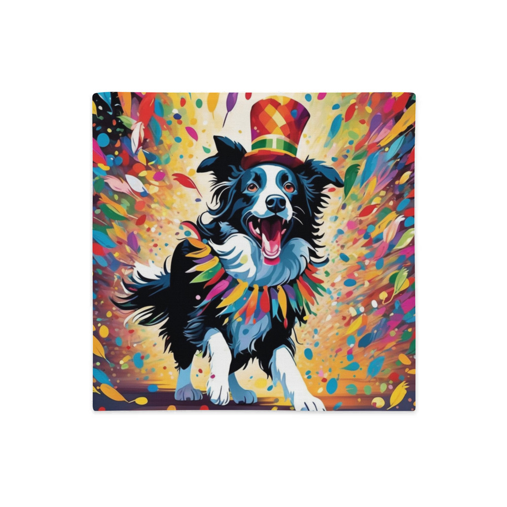 PugMug Custom Border Collie Premium Pillow Case