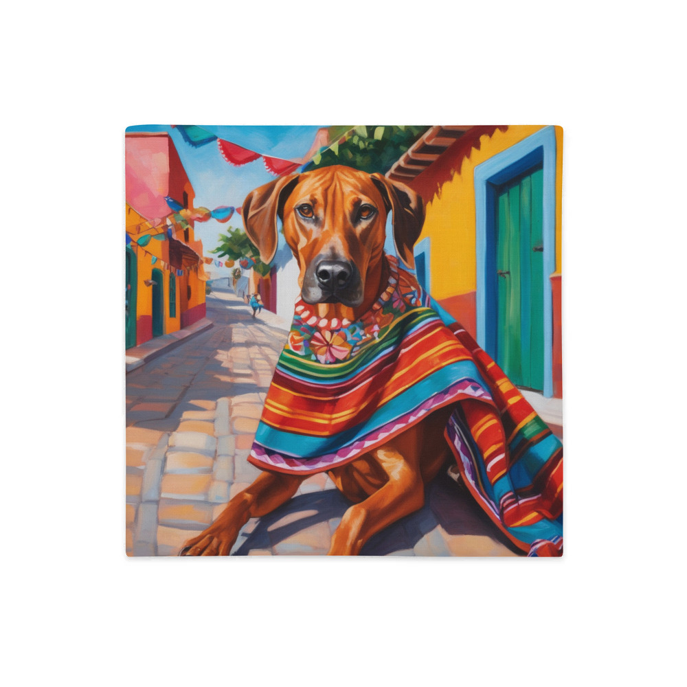 PugMug Custom Rhodesian Ridgeback Premium Pillow Case