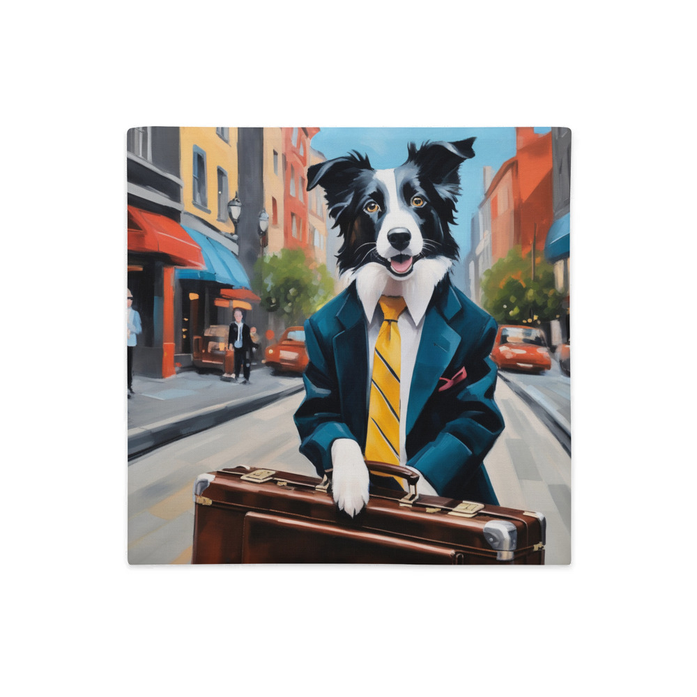 PugMug Custom Border Collie Premium Pillow Case