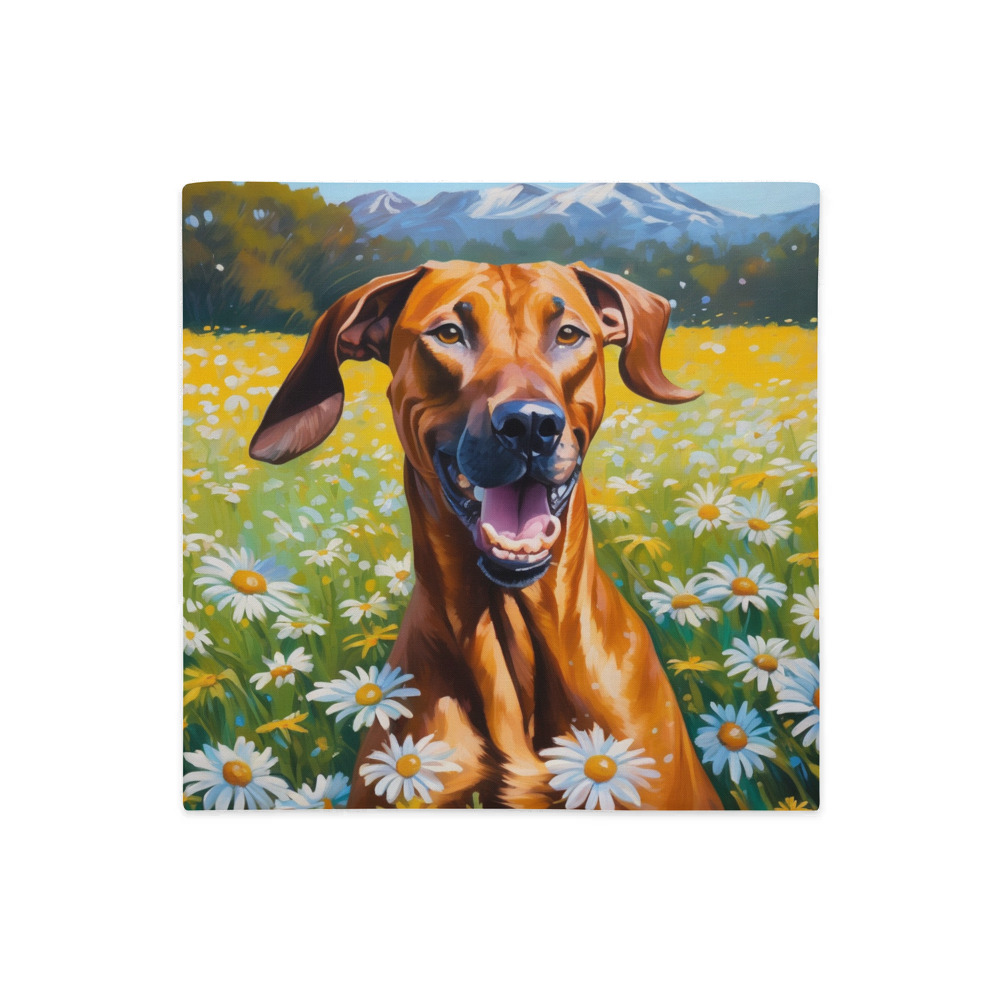 PugMug Custom Rhodesian Ridgeback Premium Pillow Case