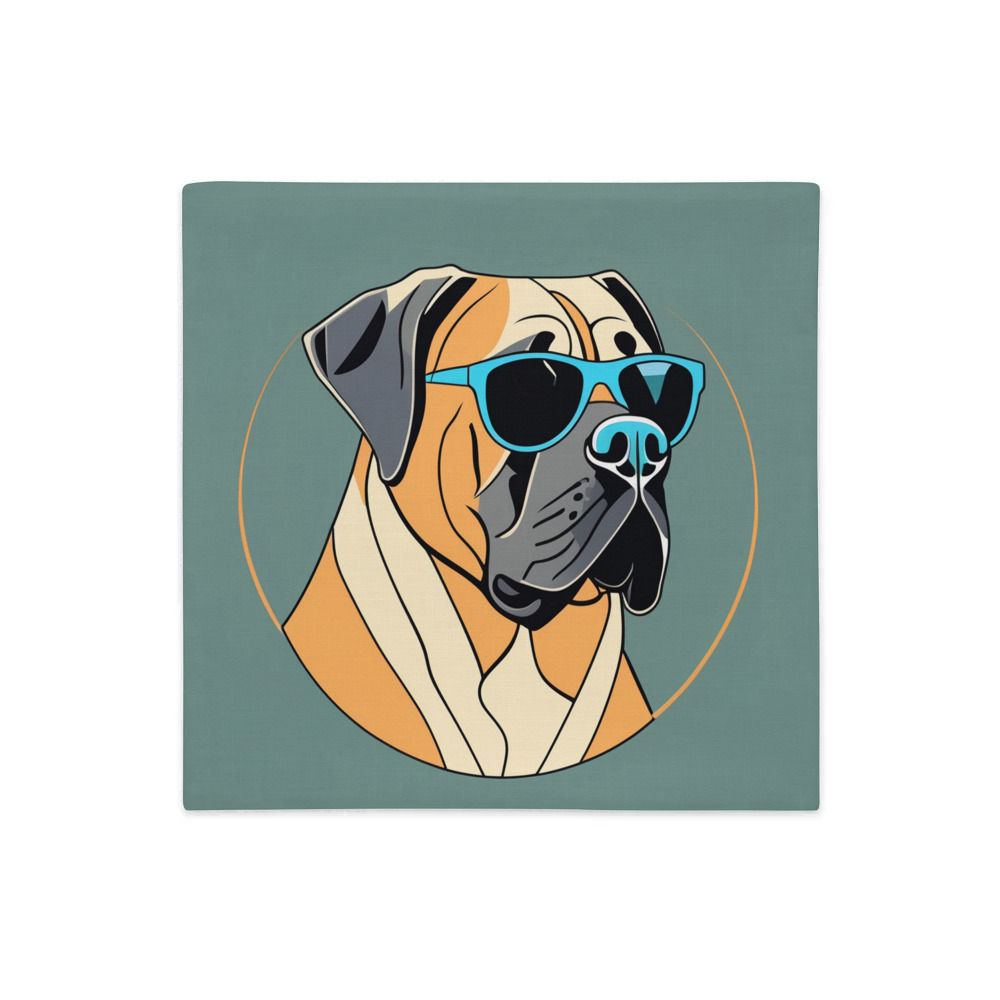 PugMug Custom Mastiff Premium Pillow Case