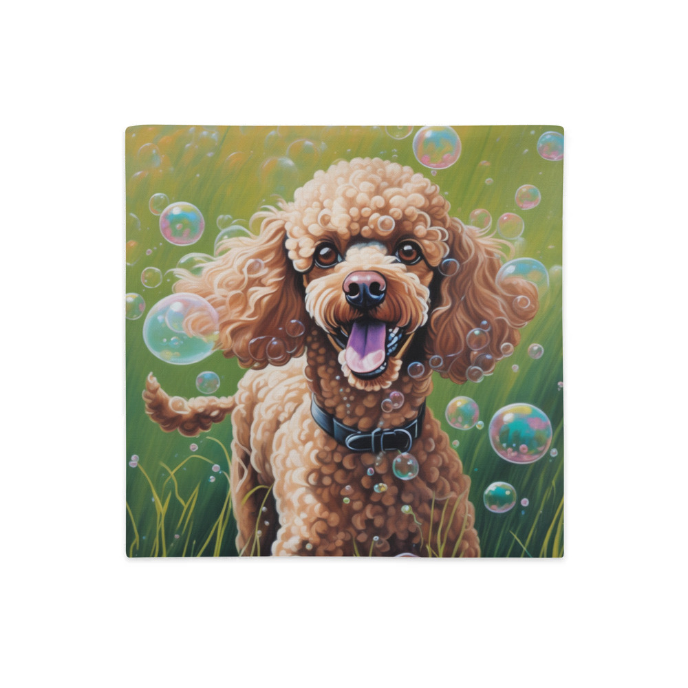 PugMug Custom Tan Poodle Premium Pillow Case