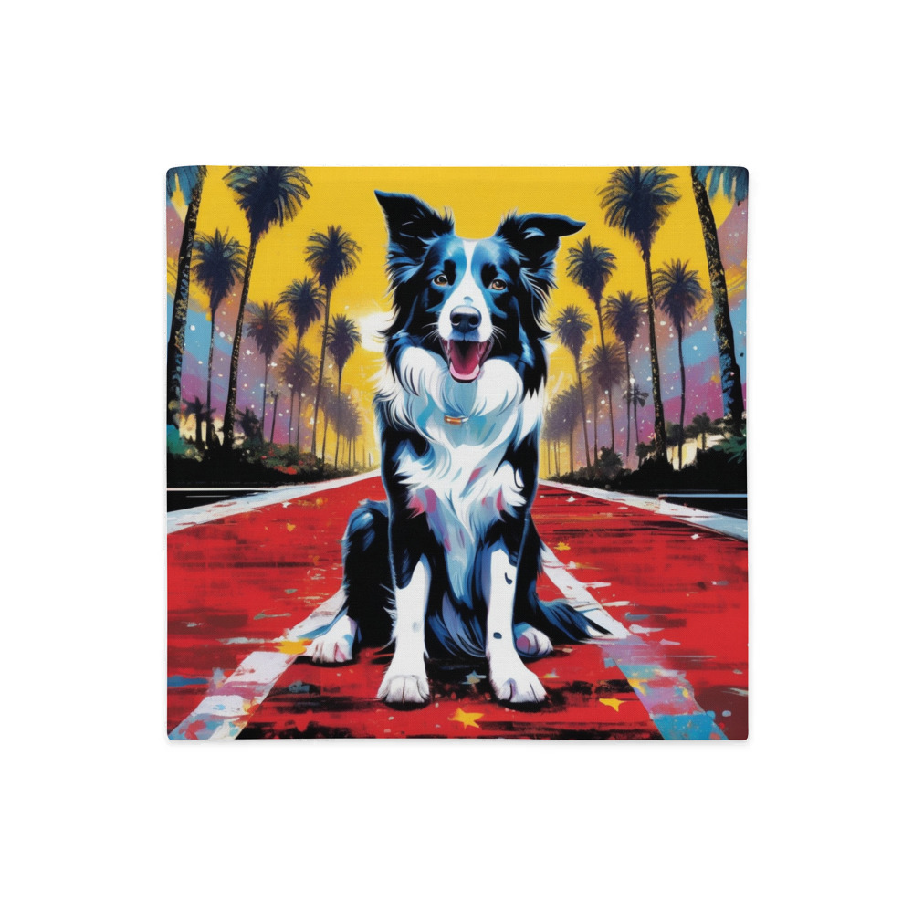 PugMug Custom Border Collie Premium Pillow Case