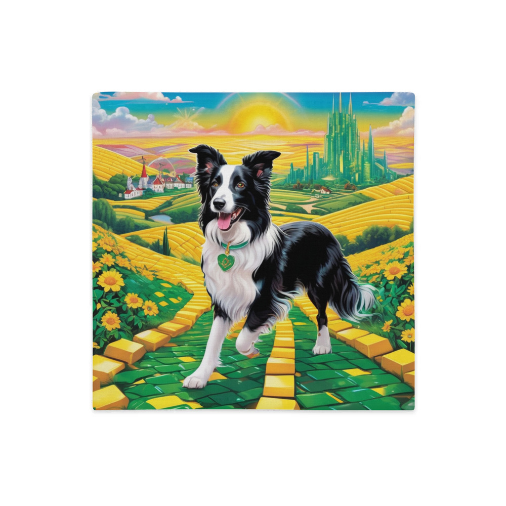 PugMug Custom Border Collie Premium Pillow Case