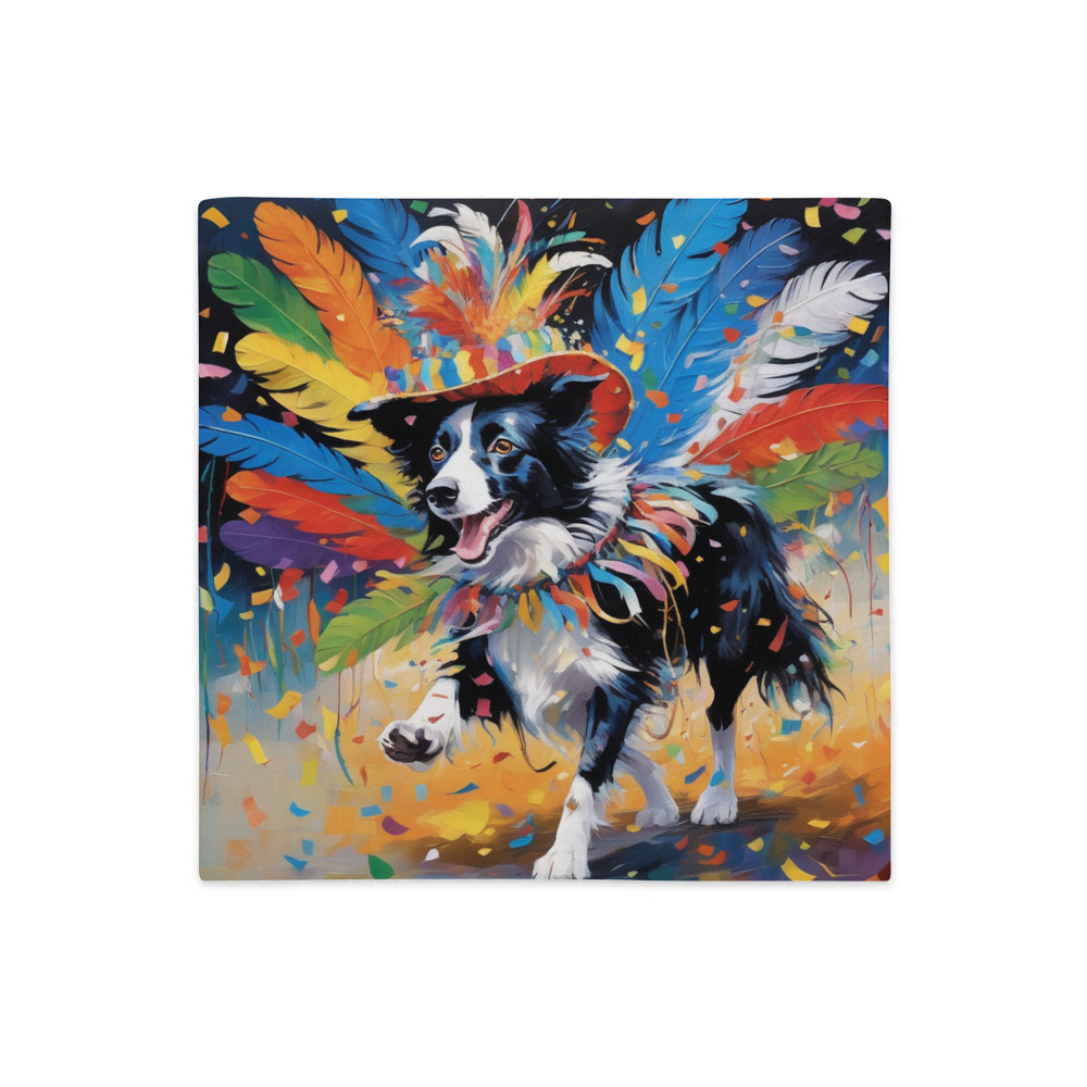 PugMug Custom Border Collie Premium Pillow Case