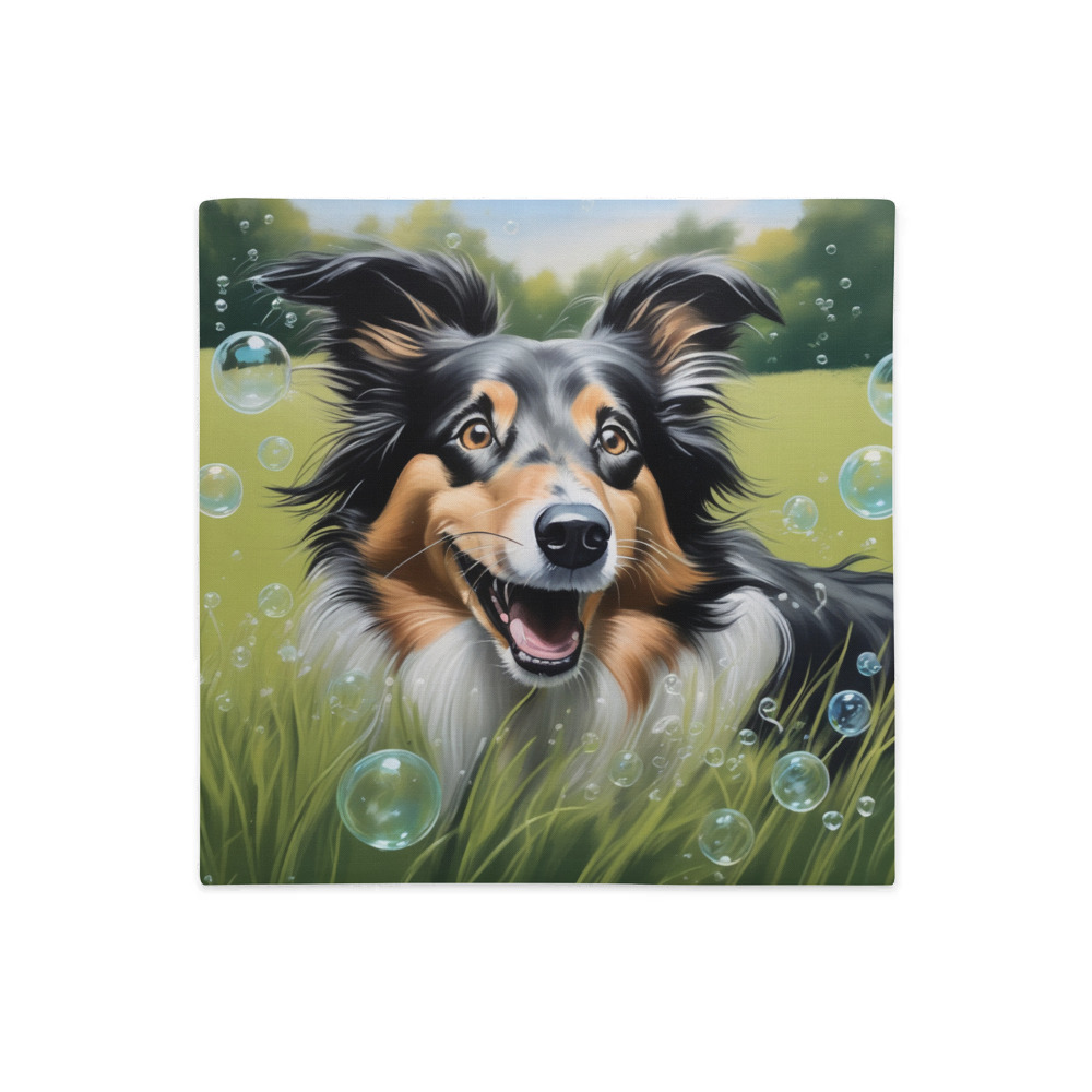 PugMug Custom Collie Premium Pillow Case