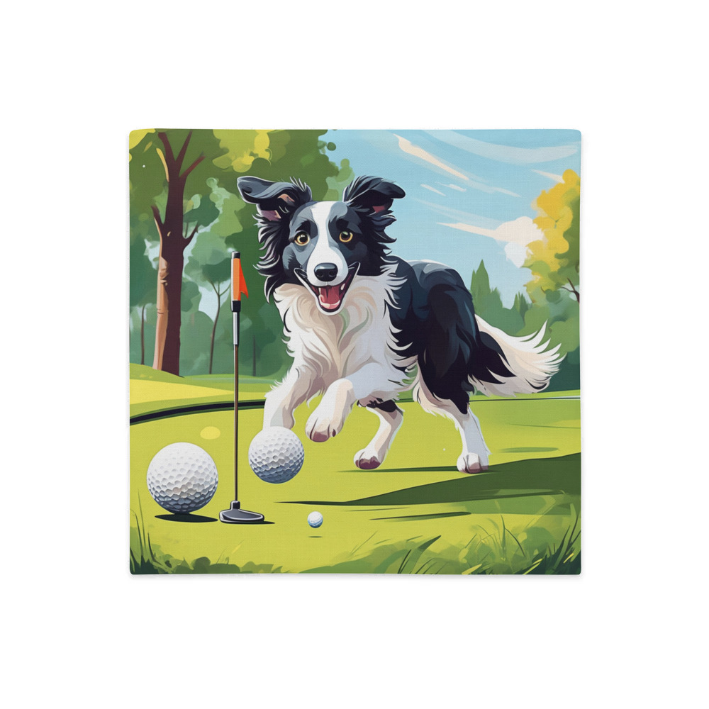 PugMug Custom Border Collie Premium Pillow Case