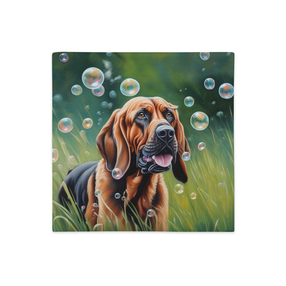 PugMug Custom Bloodhound Premium Pillow Case