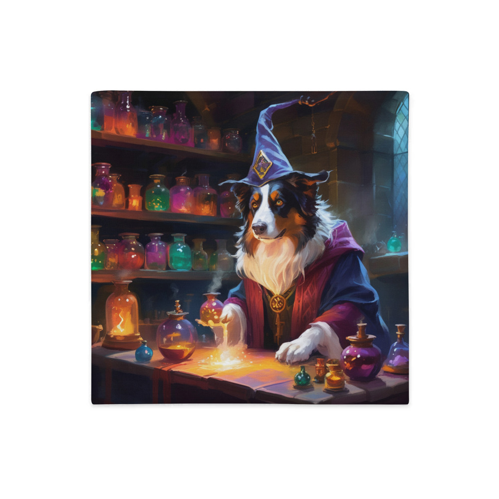 PugMug Custom Miniature American Shepherd Premium Pillow Case