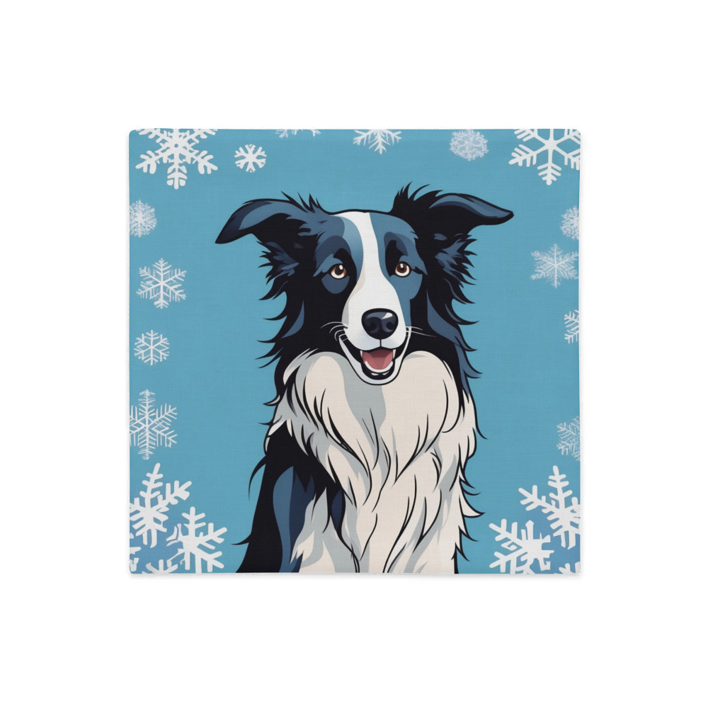 PugMug Custom Border Collie Premium Pillow Case