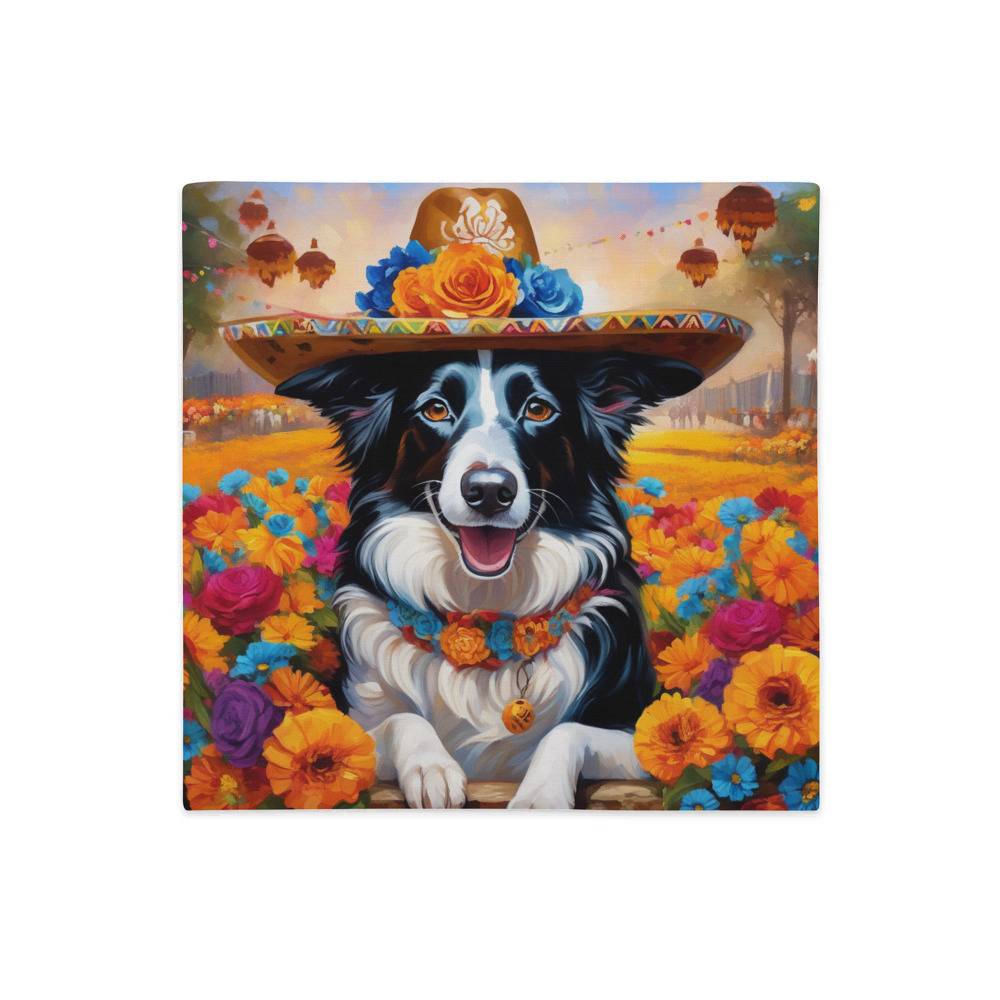 PugMug Custom Border Collie Premium Pillow Case