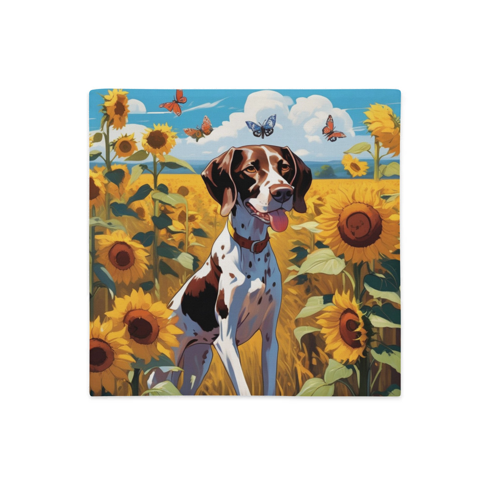 PugMug Custom Pointer Dog Premium Pillow Case