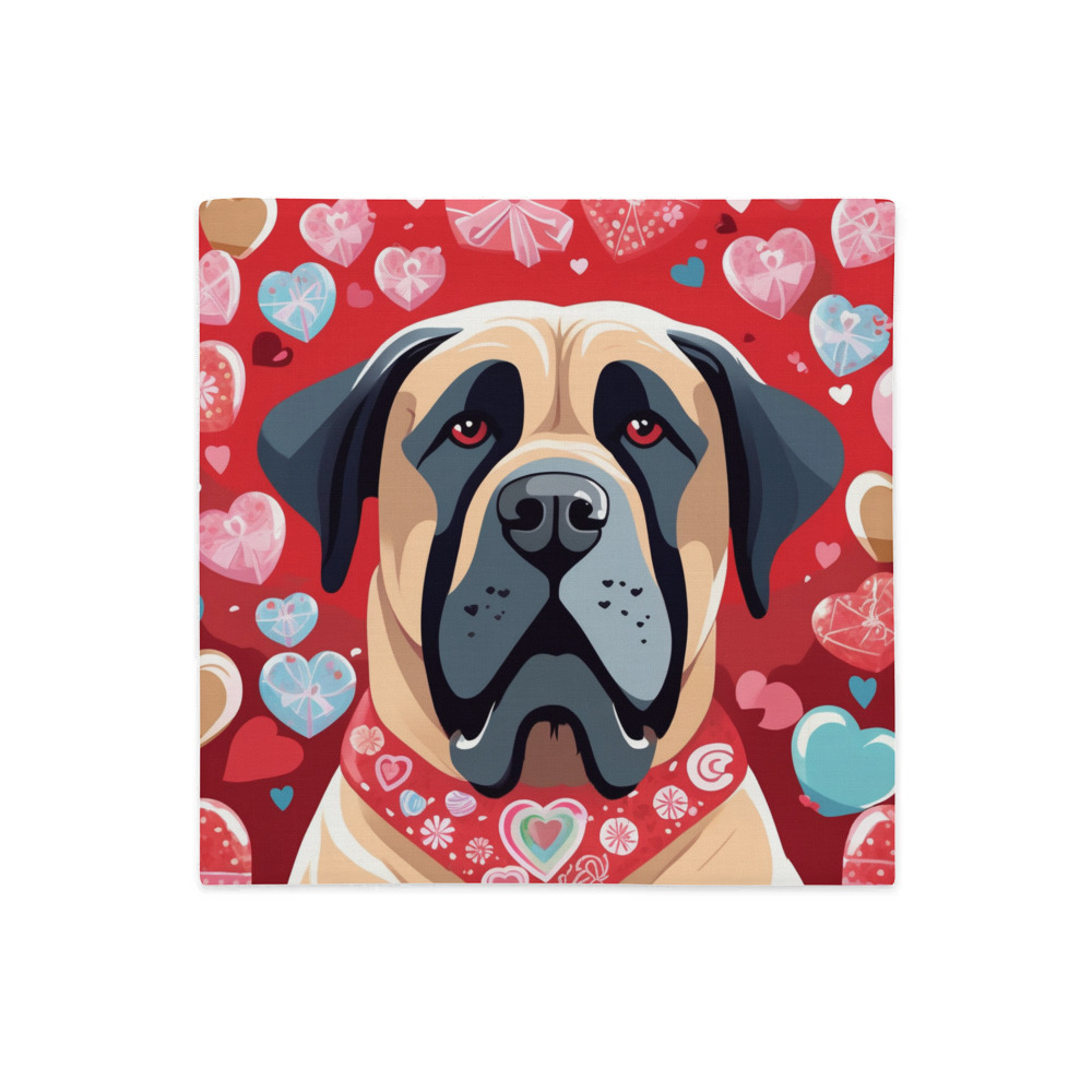 PugMug Custom Mastiff Premium Pillow Case