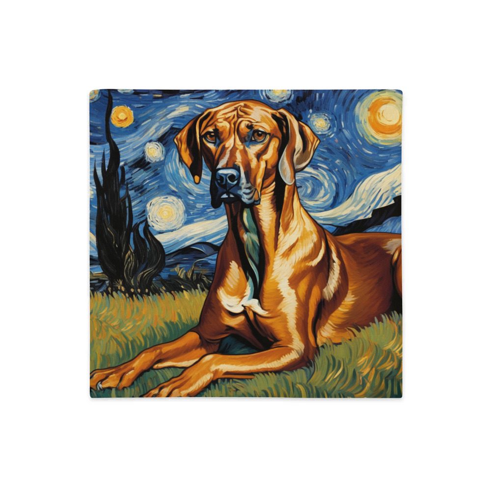 PugMug Custom Rhodesian Ridgeback Premium Pillow Case