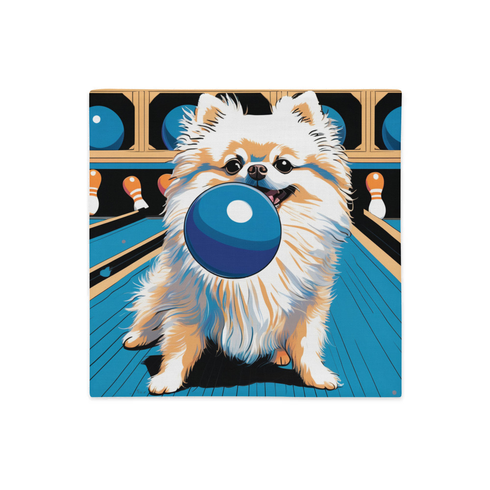 PugMug Custom White Pomeranian Premium Pillow Case