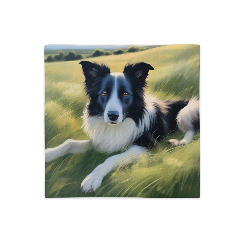 PugMug Custom Border Collie Premium Pillow Case