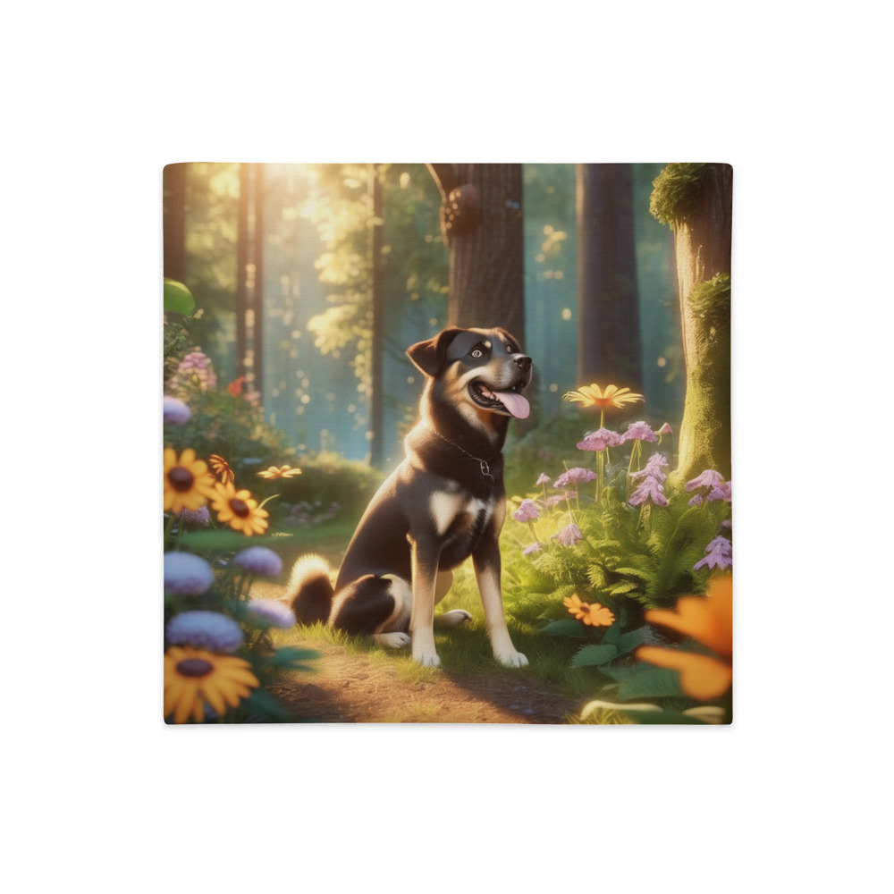 PugMug Custom Blue Premium Pillow Case