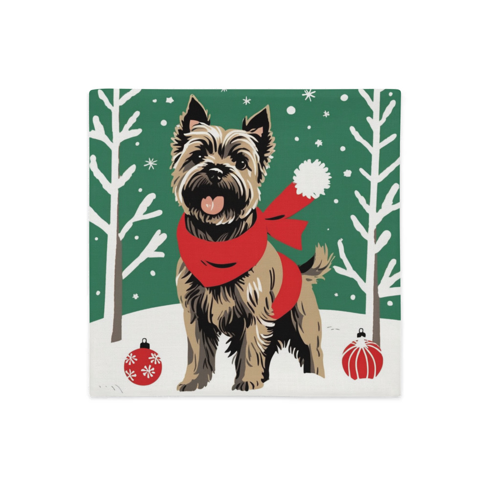 PugMug Custom Cairn Terrier Premium Pillow Case