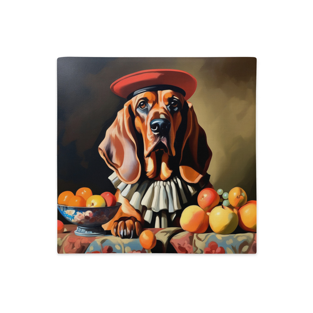 PugMug Custom Bloodhound Premium Pillow Case