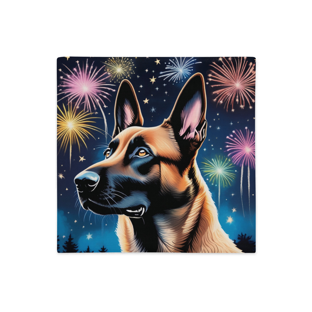 PugMug Custom Belgian Malinois Premium Pillow Case