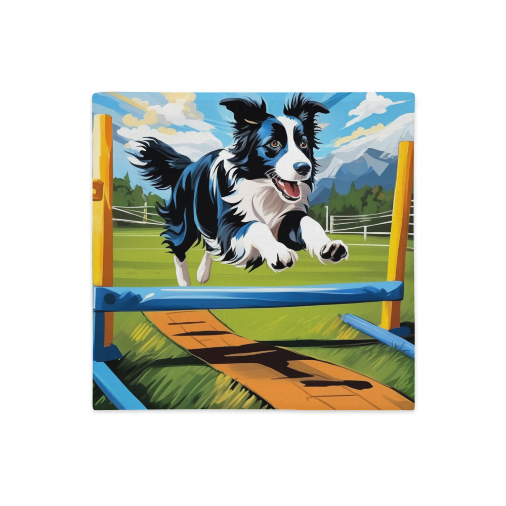 PugMug Custom Border Collie Premium Pillow Case