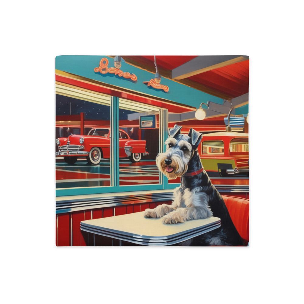 PugMug Custom Miniature Schnauzer Premium Pillow Case