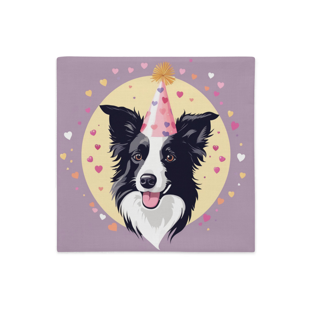 PugMug Custom Border Collie Premium Pillow Case