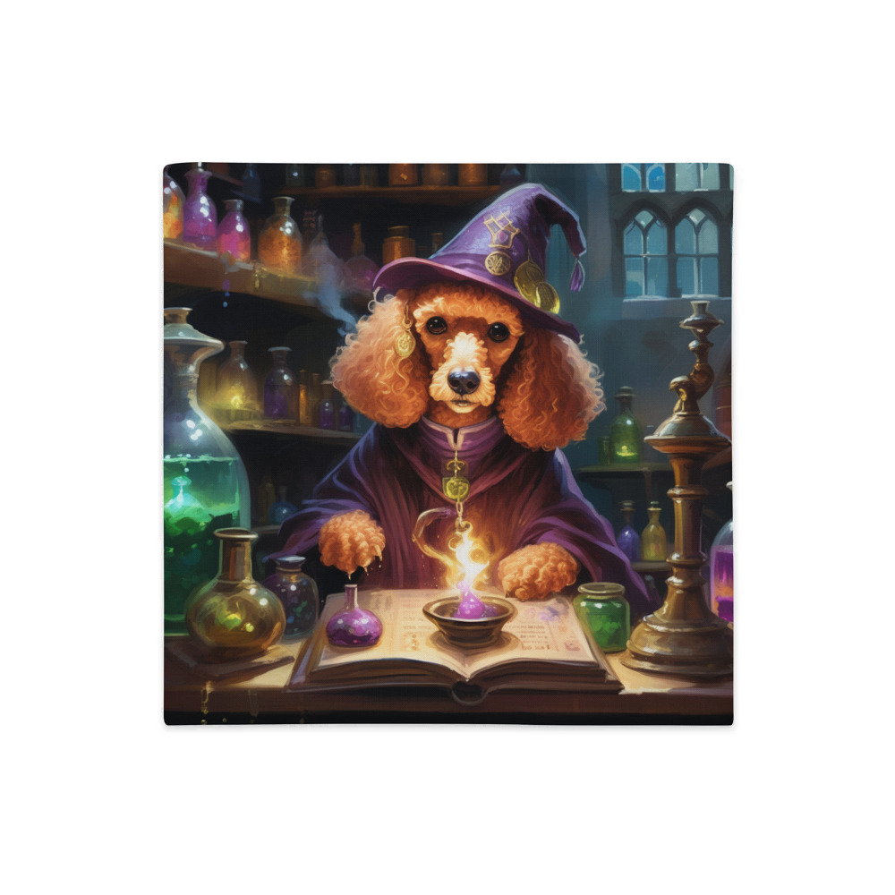 PugMug Custom Tan Poodle Premium Pillow Case