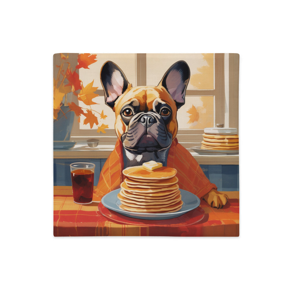 PugMug Custom Tan French Bulldog Premium Pillow Case