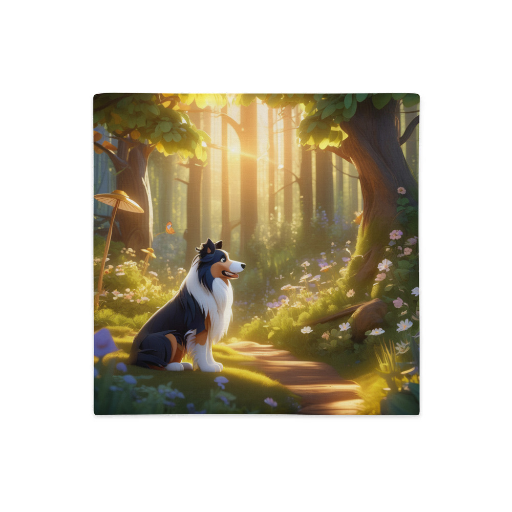 PugMug Custom Collie Premium Pillow Case