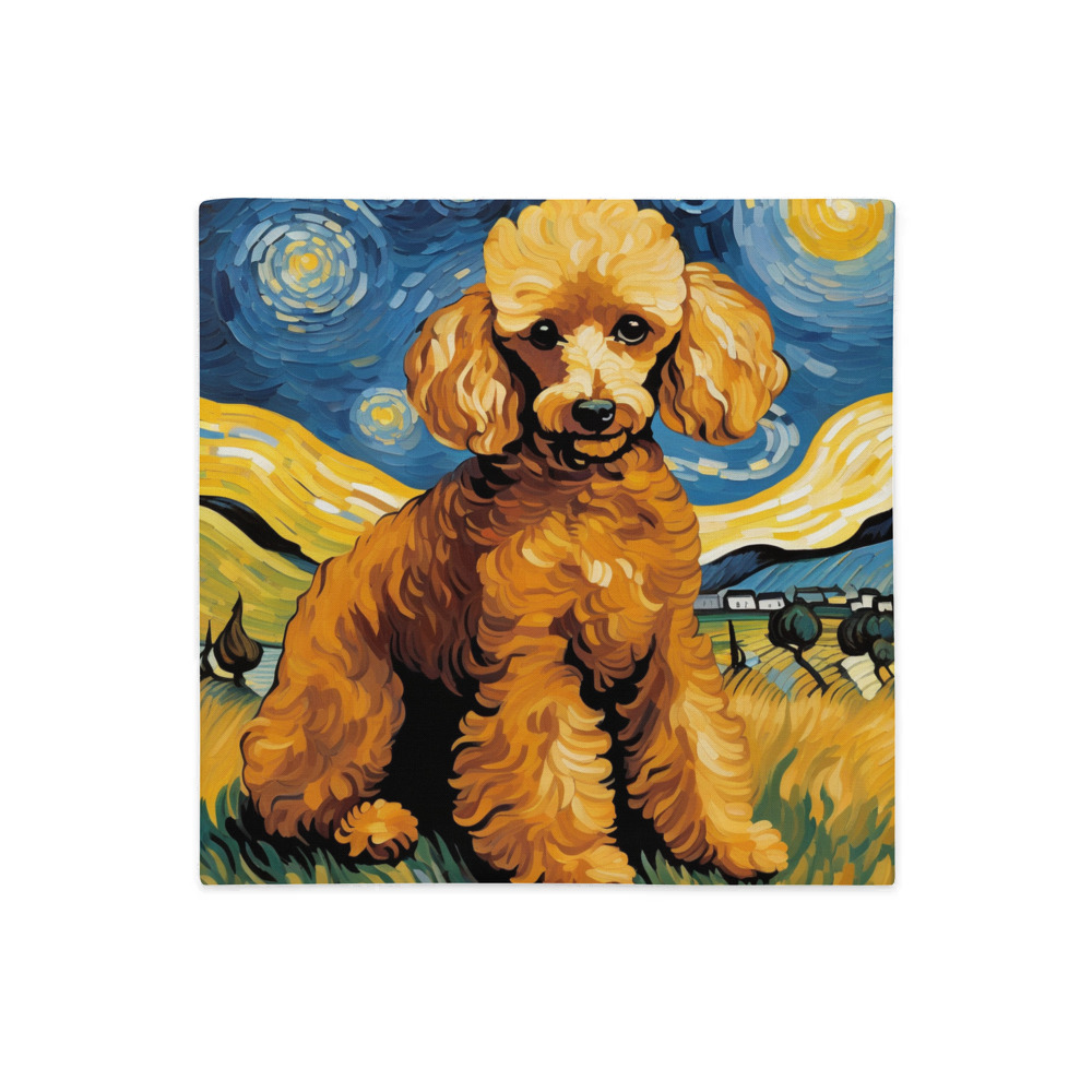 PugMug Custom Tan Poodle Premium Pillow Case