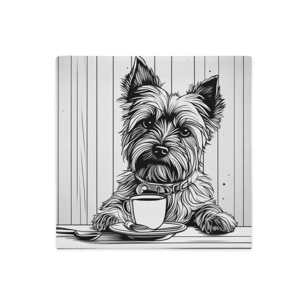 PugMug Custom Cairn Terrier Premium Pillow Case