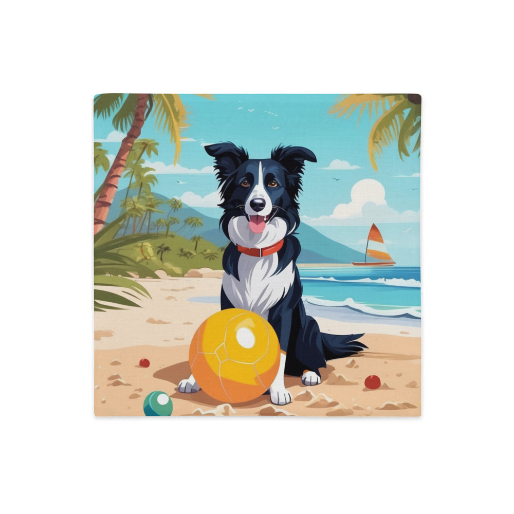 PugMug Custom Border Collie Premium Pillow Case