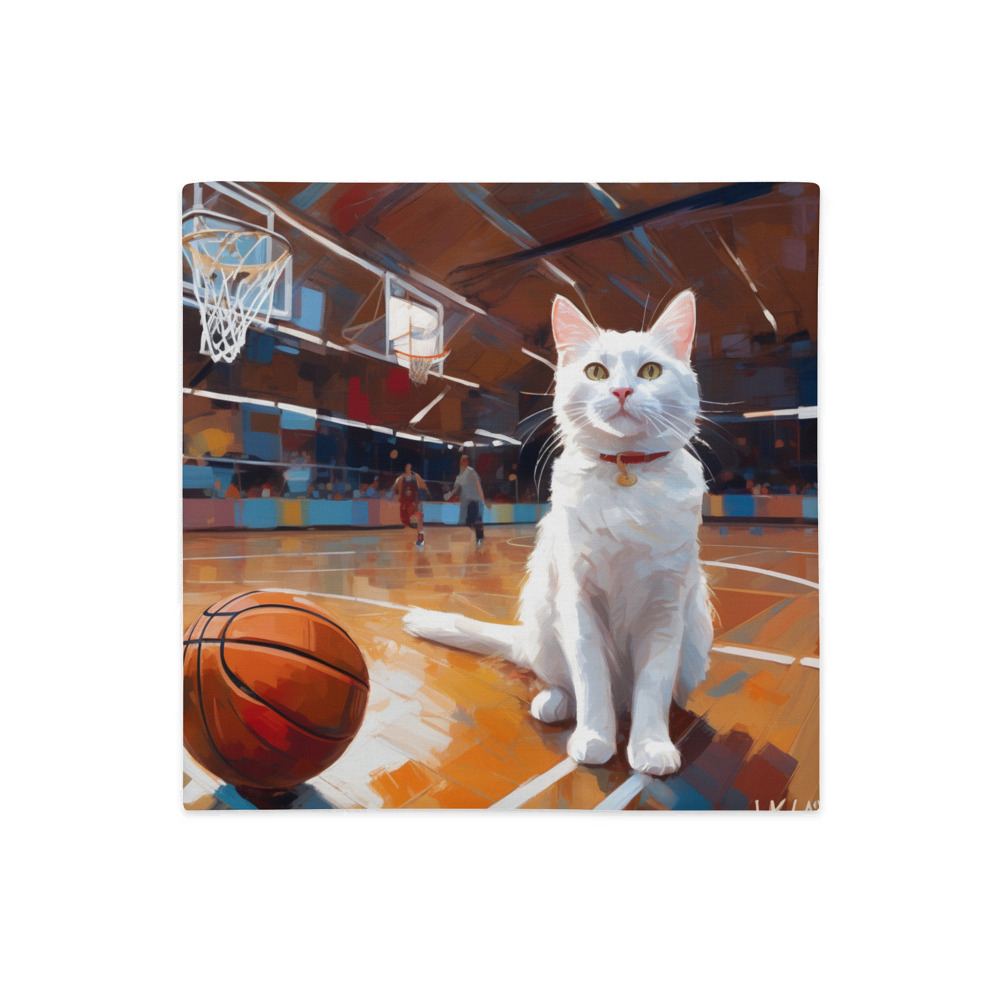 PugMug Custom White Companion Cat Premium Pillow Case