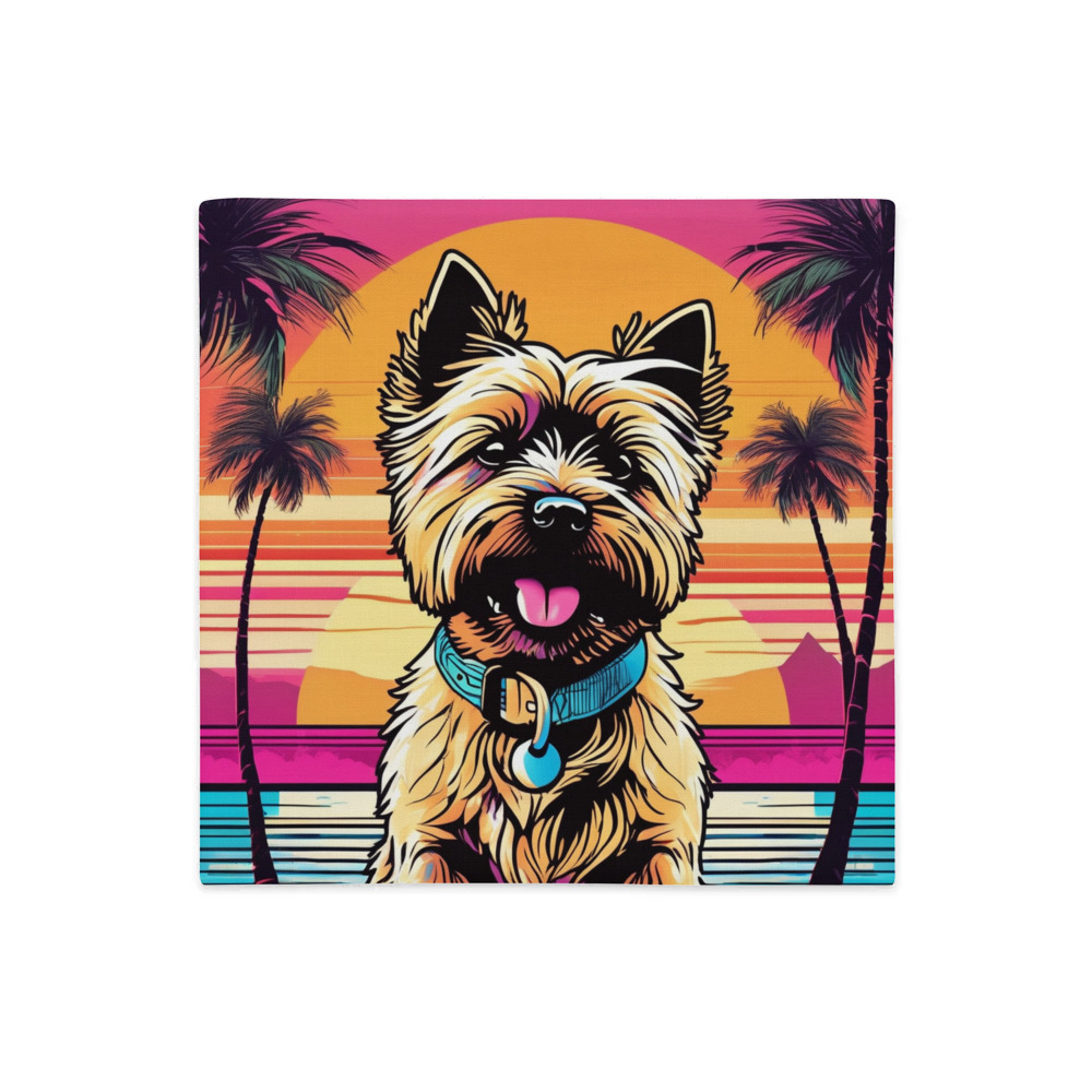 PugMug Custom Cairn Terrier Premium Pillow Case