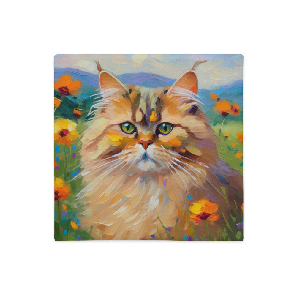 PugMug Custom Tabby Persian Cat Premium Pillow Case