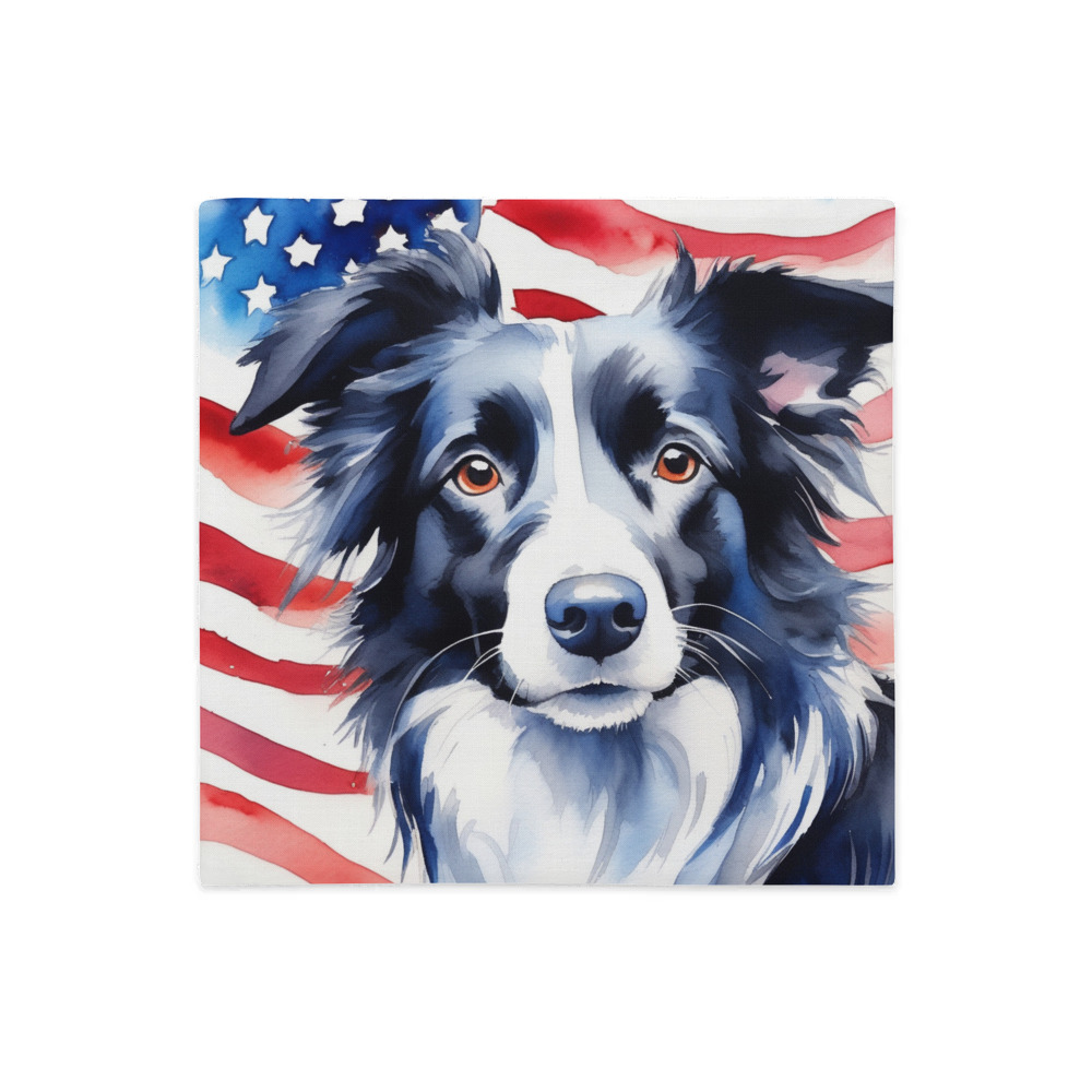 PugMug Custom Border Collie Premium Pillow Case