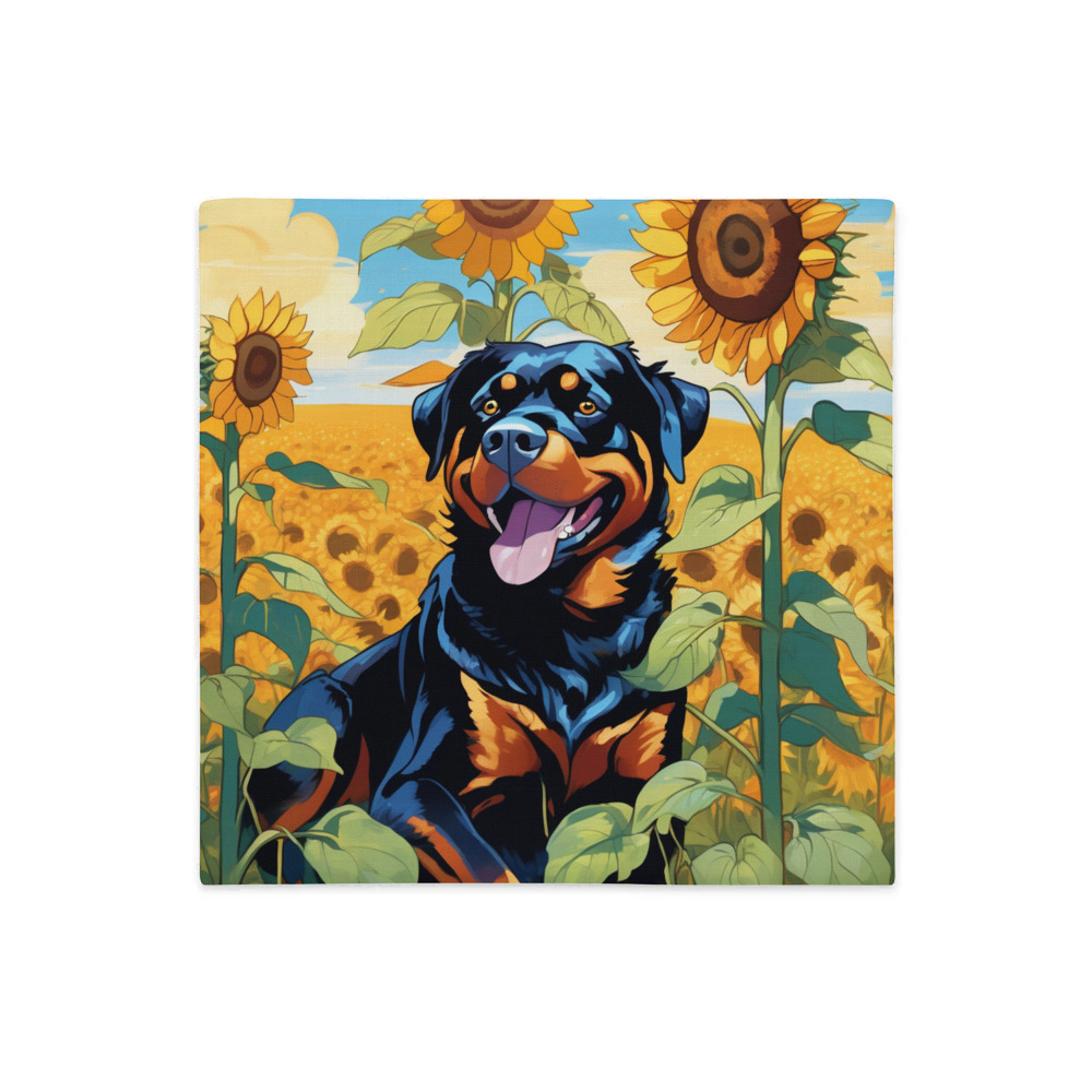 PugMug Custom Rottweiler Premium Pillow Case