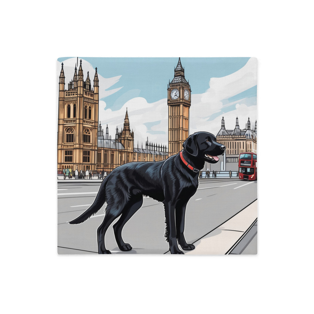 PugMug Custom Black Labrador Retriever Premium Pillow Case