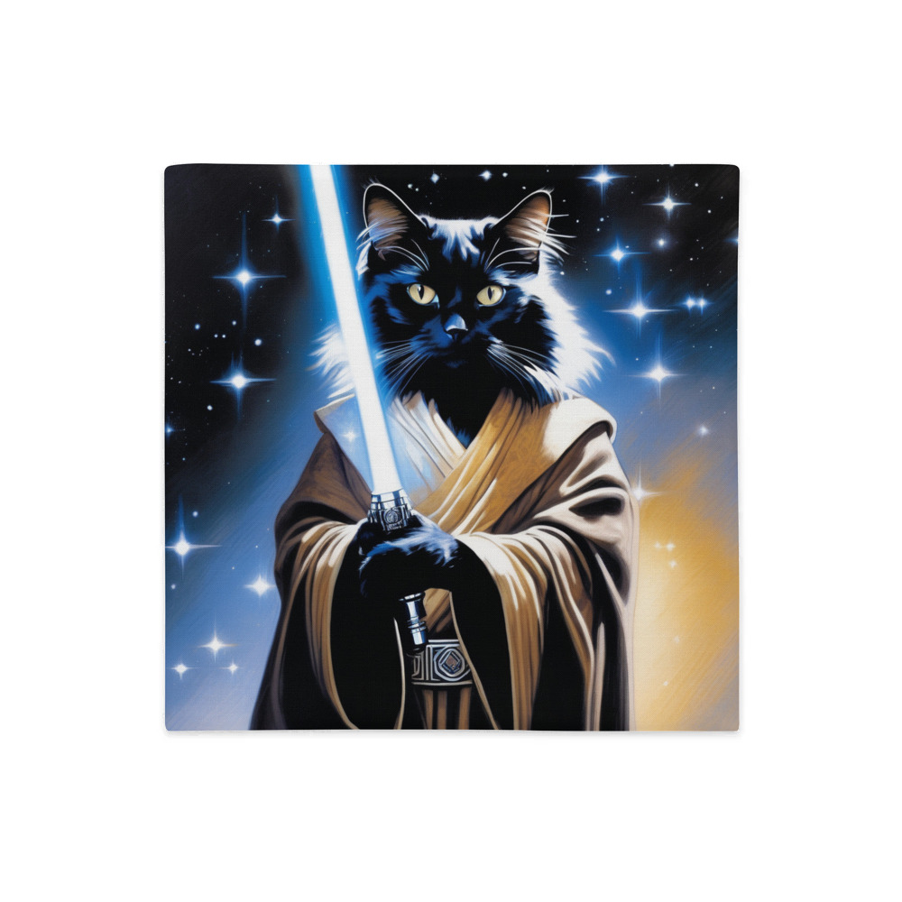 PugMug Custom Black Ragdoll Cat Premium Pillow Case