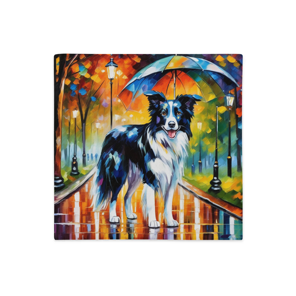 PugMug Custom Border Collie Premium Pillow Case