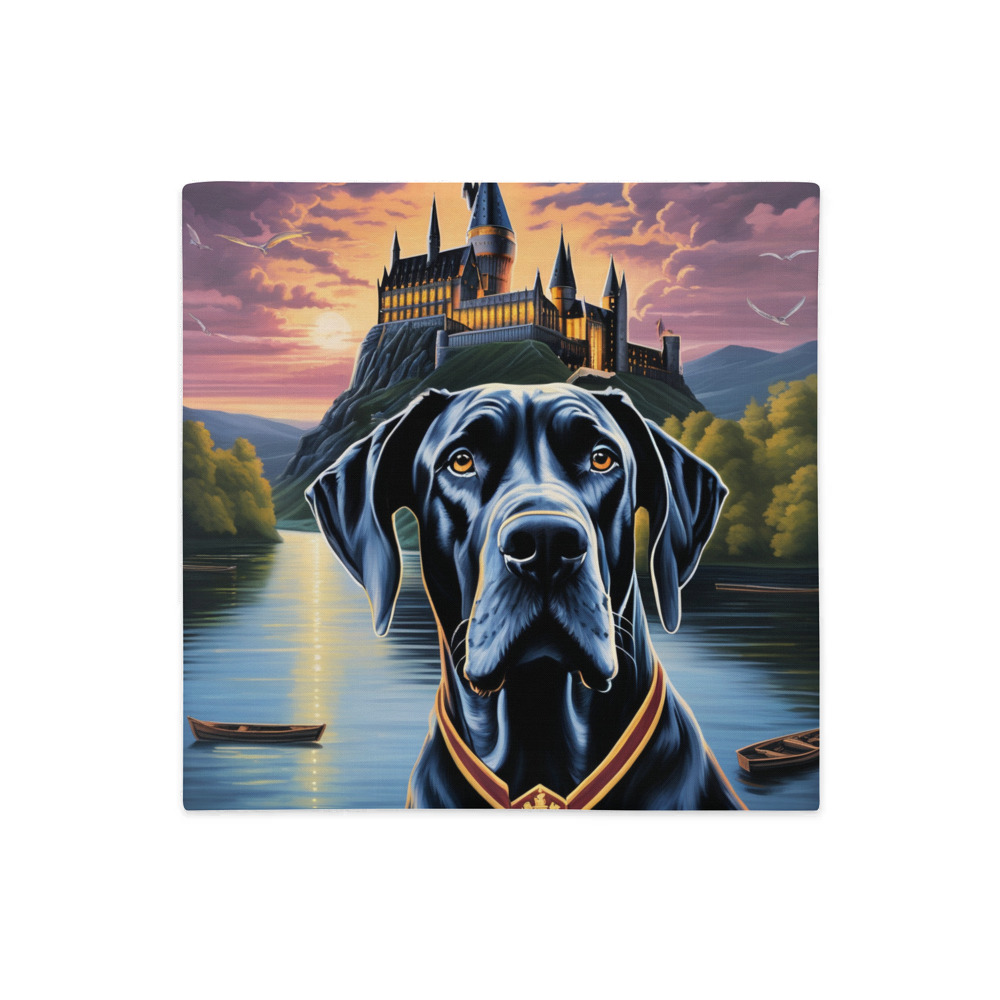 PugMug Custom Great Dane Premium Pillow Case