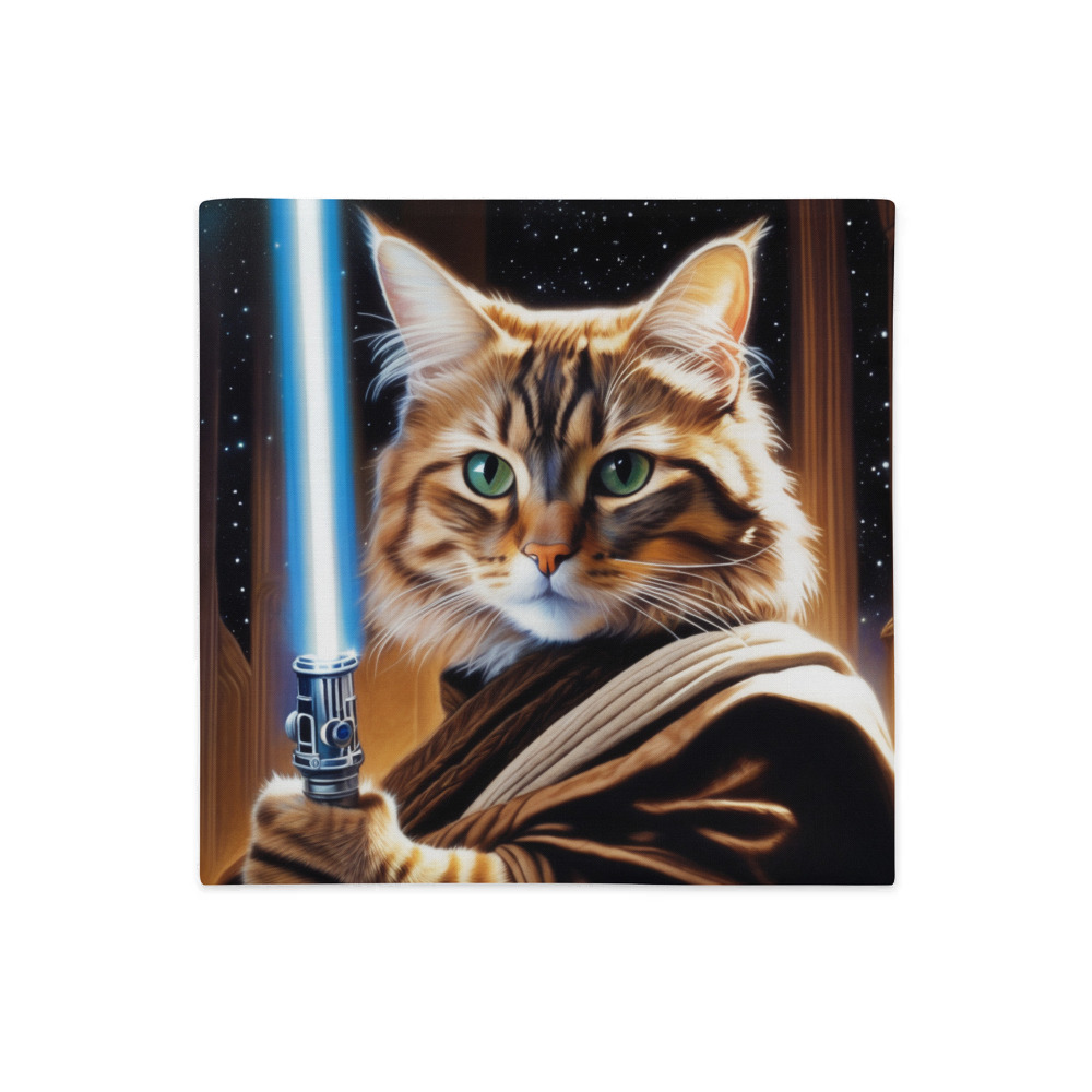 PugMug Custom Tabby Companion Cat Premium Pillow Case