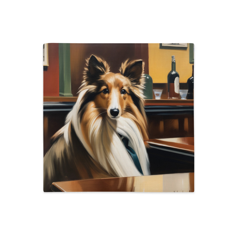 PugMug Custom Shetland Sheepdog Premium Pillow Case