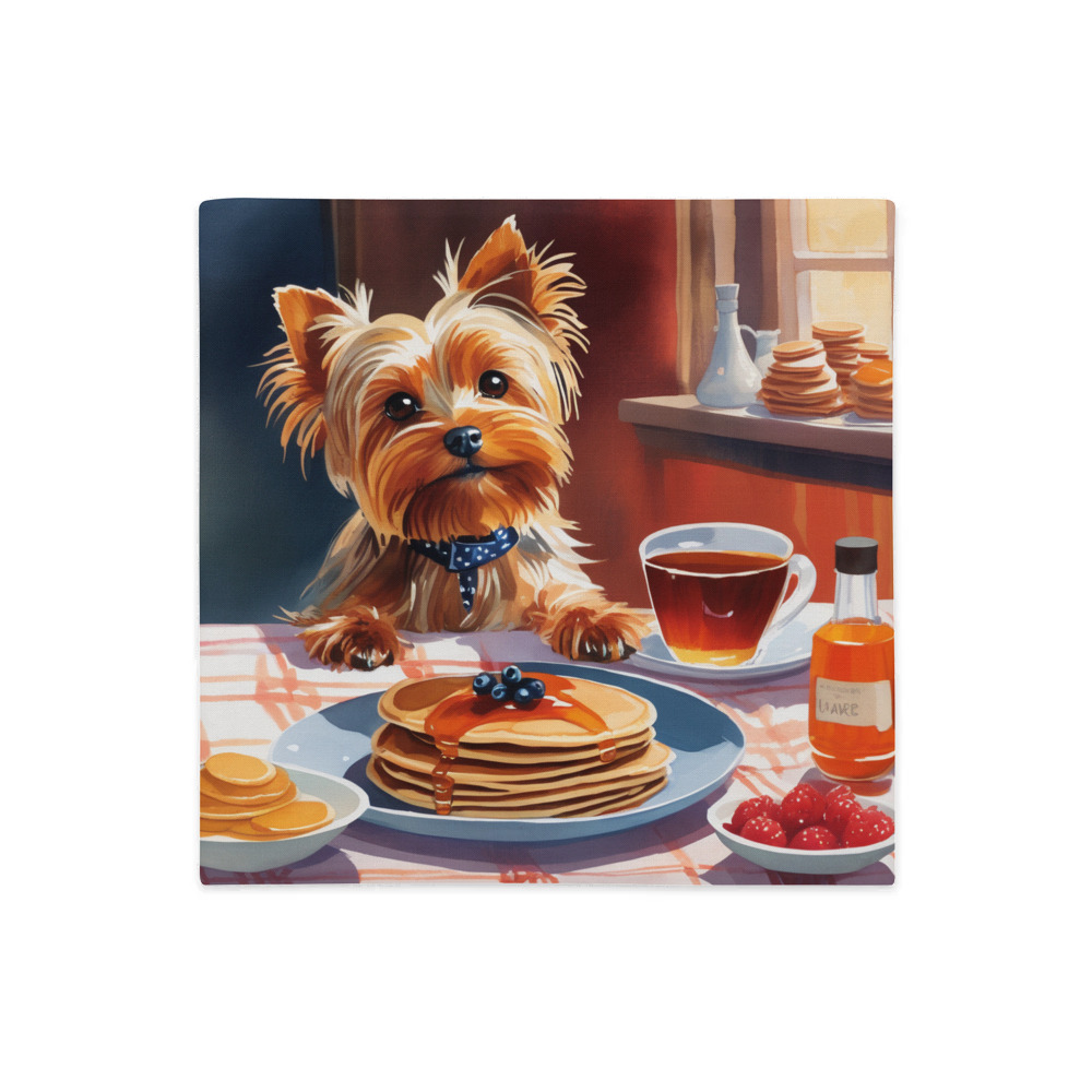 PugMug Custom Yorkshire Terrier Premium Pillow Case