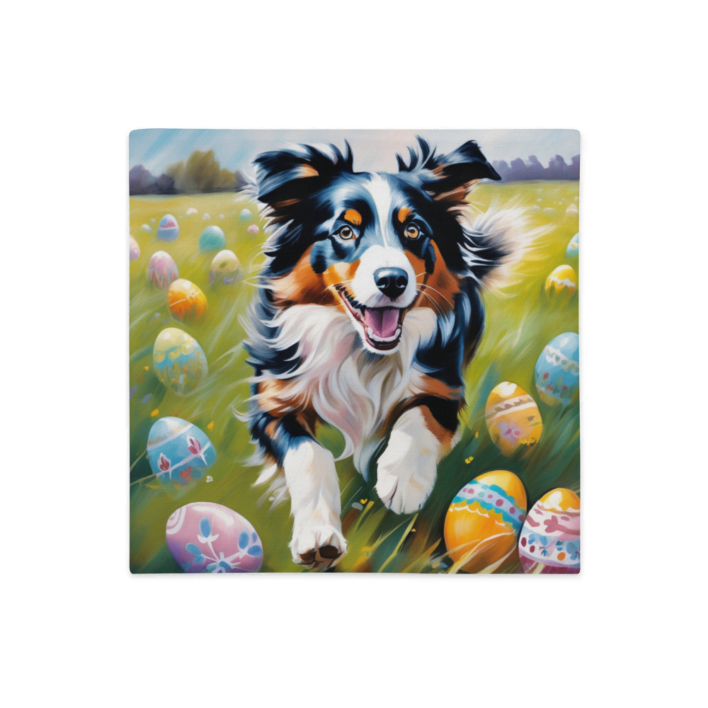 PugMug Custom Australian Shepherd Dog Premium Pillow Case