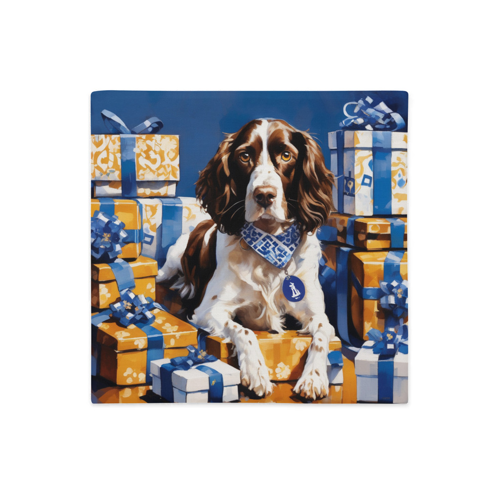 PugMug Custom English Springer Spaniel Premium Pillow Case