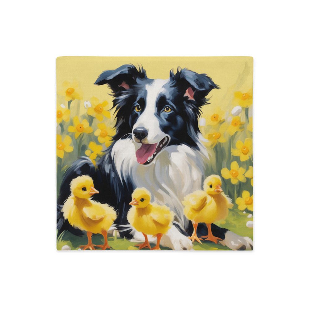 PugMug Custom Border Collie Premium Pillow Case