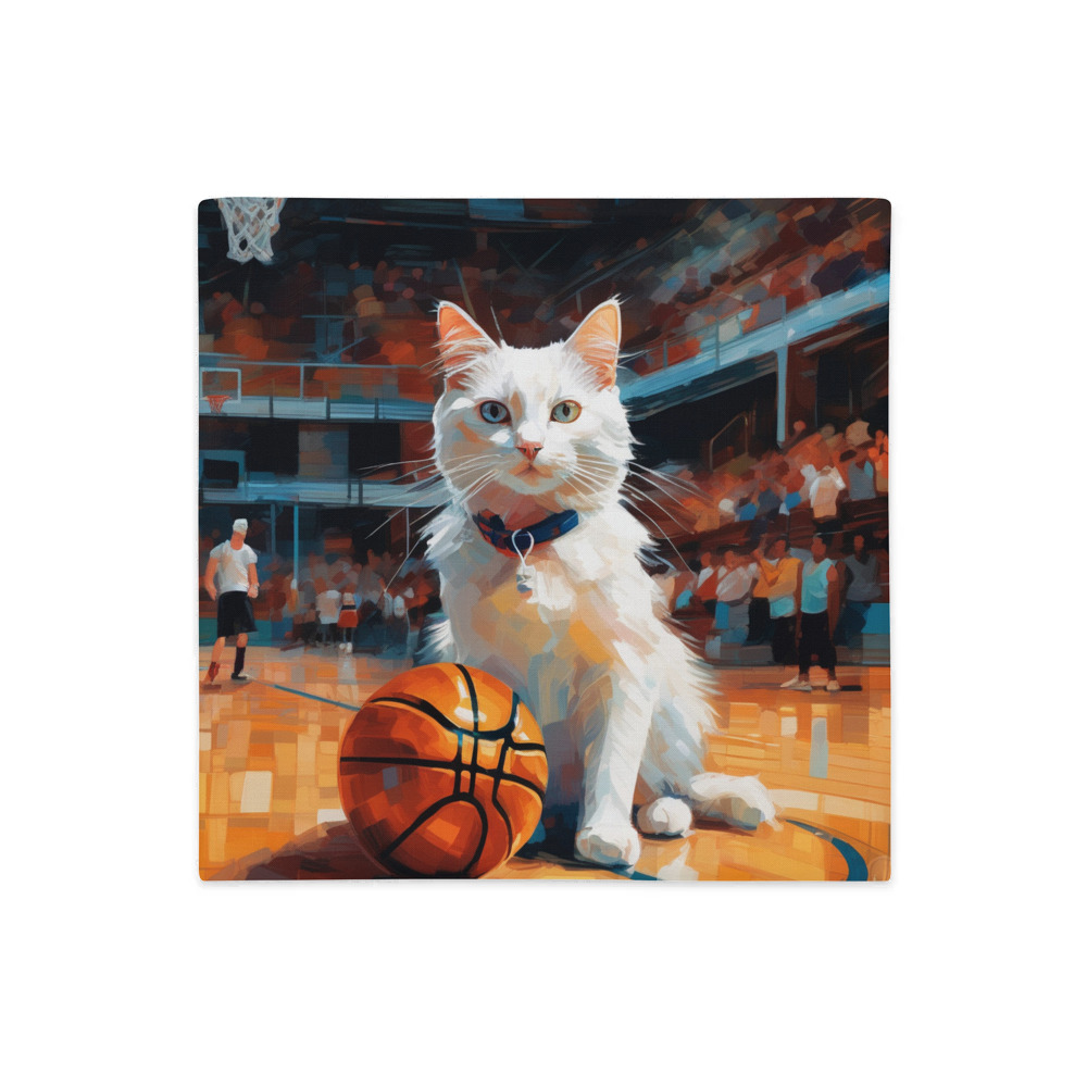 PugMug Custom White Companion Cat Premium Pillow Case